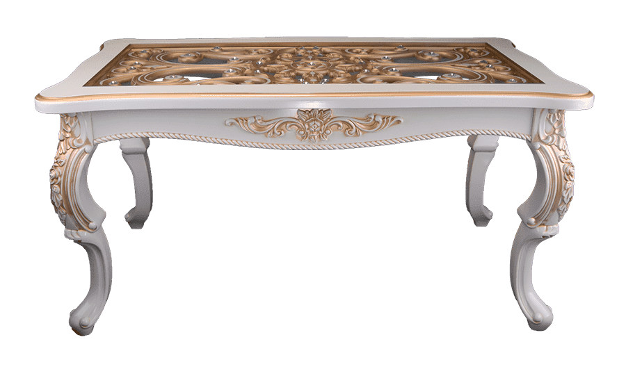 Стол журнальный Версаль со стеклом